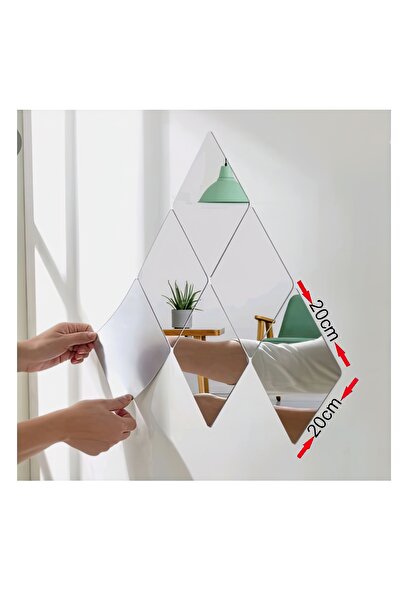 pleksiaksesuar kare-dekoratif-pekesi 20x20cm-pleksi-ayna-(1adet) cam ayna DEĞ...