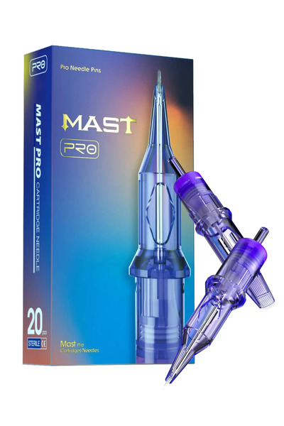 Mast Pro 1009RM 0.30 mm Cartridge Tattoo Needle | 20 Pcs in Box | Long Taper