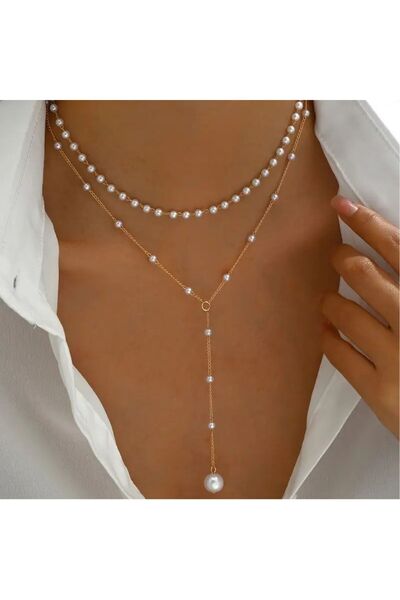 Retrovy Store قلادة لؤلؤ بيرلا شاين