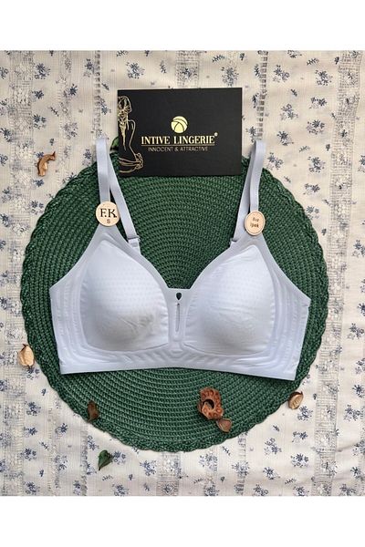 İntive Lingerie Raye Imported Ice Silk (Ice-Silk) Ultra-Thin Comfortable Breathable Low-Cut Invisible Laser Seamless Bra