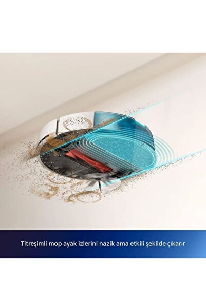 Philips Homerun 7000 Serisi Aqua Çöp Istasyonlu Akıllı Robot Süpürge, Lidar, ...