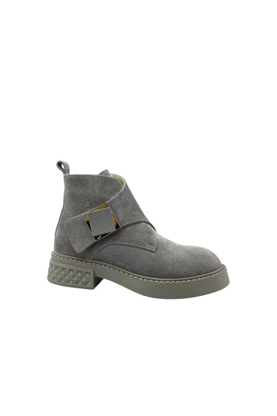 ALBİNİ 26623304S Hakiki Süet Deri Kadın Bot