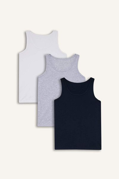 DeFacto Boy's 3-Piece Undershirt F8043A825Au