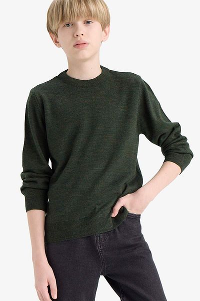 DeFacto Boy's Crew Neck Knitwear Sweater A4992A825Wn