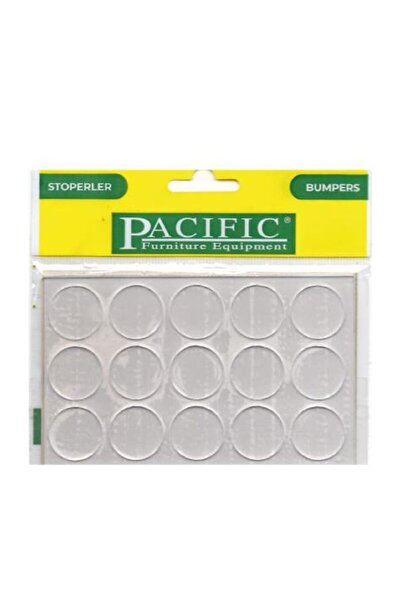 HAMADEX 15 Adet 22mm Şeffaf Silikon Kaydırmaz Cam Masa Altlığı & Ses Stoperi