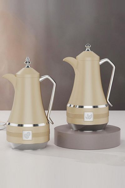 Generic Dallah style tea and coffee thermos set