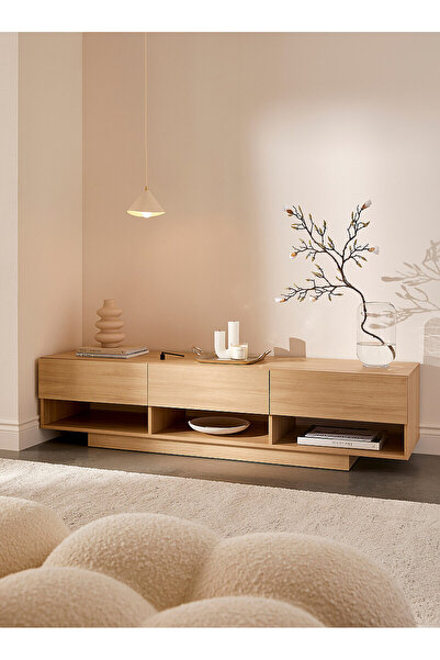 Wildwood atolye Pine Three-drawer TV unit