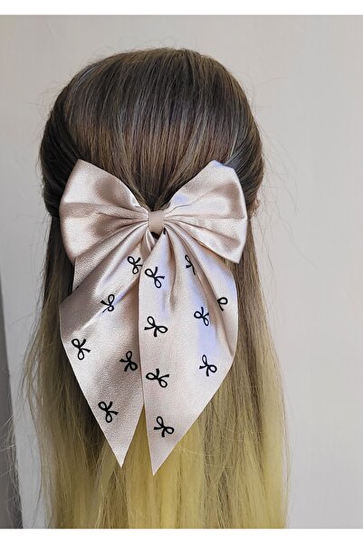 LO ADORO Fiyonk Toka Fiyonk Desenli Kilips Toka Saç Aksesuar