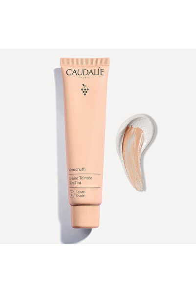 Caudalie Cilt Tonunu Eşitleyen Kapatıcı Vinocrush Creme Teinte Renkli Nemlendirici Skin Tint 02 30 ml