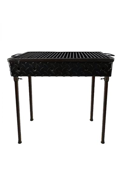 OEM Charcoal Grill 60x40 cm Made of Steel, 3mm Thickness, Robust and Durable - Ideal for Backyard and Camping