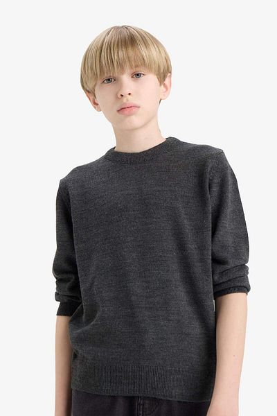 DeFacto Boy's Crew Neck Knitwear Sweater A4992A825Wn