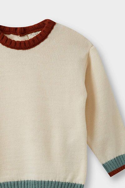 DeFacto Baby Boy Crew Neck Sweater Sweater F2585A525Au