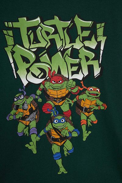 DeFacto Boy's Teenage Mutant Ninja Turtles:Mutant Mayhem Crew Neck Long Sleeve T-Shirt F4822A825Au