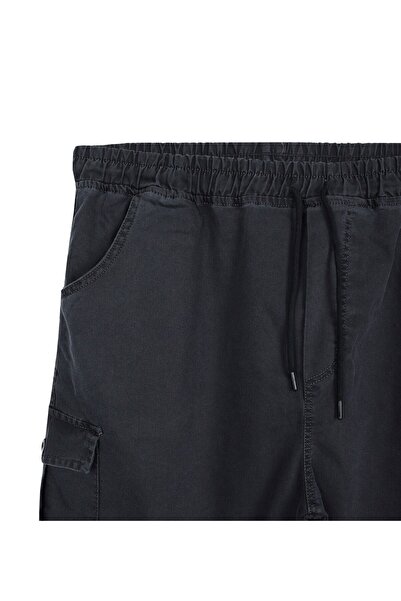 marufshop Erkek Büyük Beden 100-156 Kilo Arası İçin Uygun Kargo Cepli Jogger Kot Pantolon Antrasit