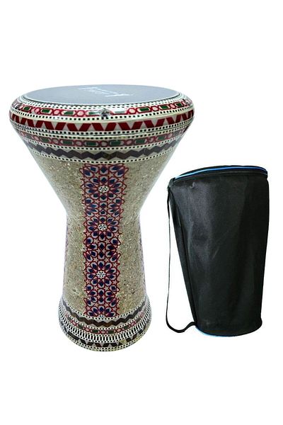 KARAZ MUSIC Elegant Egyptian clamshell drum with bag