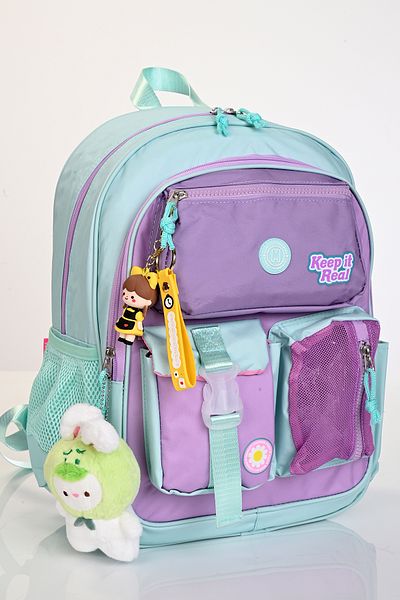 MUGGLE Mu-5853 Daisy Patterned School Bag Set of 3 – Backpack, Lunchbox and Pen Holder