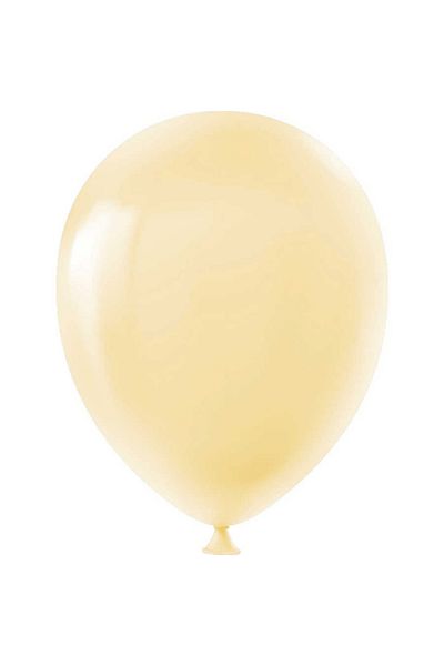 Mielibon Cream Pastel Balloons 12 Inch Set of 50 – Bulk Party Birthday Wedding Decoration