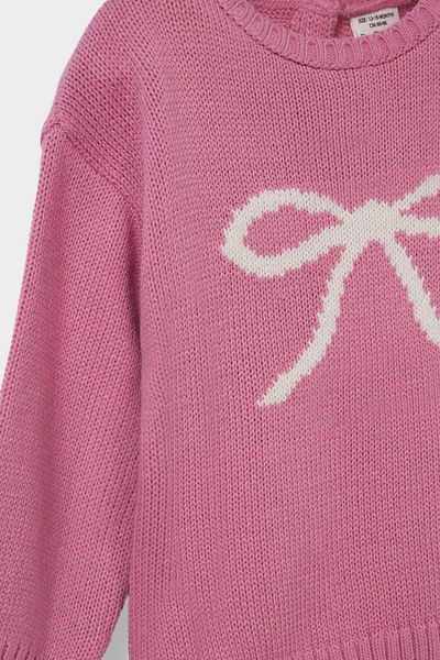 DeFacto Baby Girl Crew Neck Heart Patterned Sweater C8089A525Au