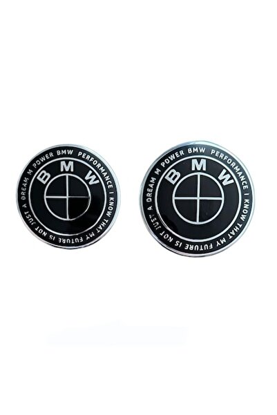 MAF Σετ δύο εμβλήματα BMW, τοποθέτηση στο καπό/πορτμπαγκάζ, 82 mm, επετειακή ...