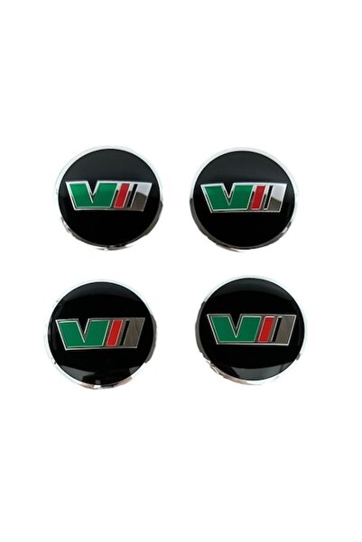 MAF Set 4 embleme stickere abtibild Skoda VRS din tabla autoadezive 56mm