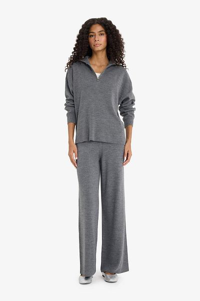 DeFacto Regular Fit Half Zip Sweater F2907Ax25Au