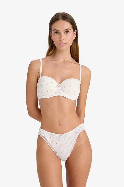 DeFacto Lace Detailed Brazilian Panties-Fall in Love F6141Ax25Au