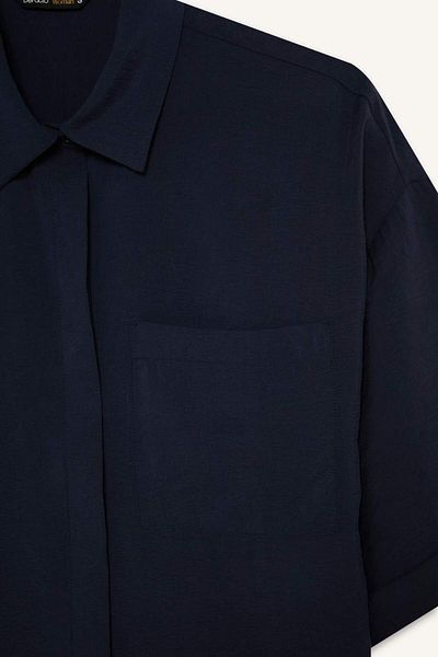 DeFacto Loose Fit Modal Short Sleeve Shirt F9331Ax25Au