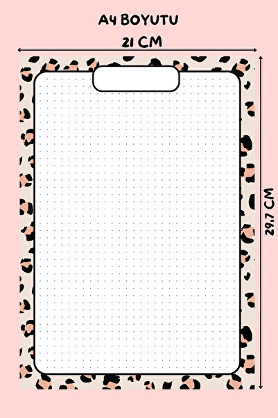 shop مفكرة منقوشة بنقشة الفهد مكونة من قطعتين مقاس A4 وA5، مفكرة، ورق ملاحظات، دفتر ملاحظات، قائمة مرجعية، دفتر مدرسي