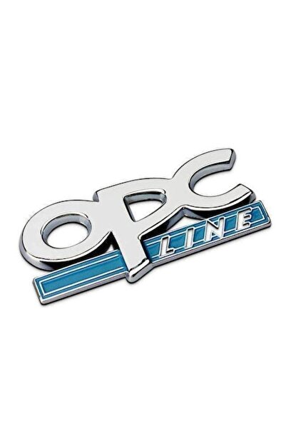 motor starter Emblemă/ornament metalic Linie O.P.C., autocolant cromat argintiu