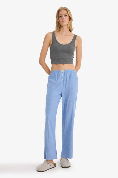 DeFacto V-Neck Rib Tank Top-Fall in Love G0071Ax25Hs