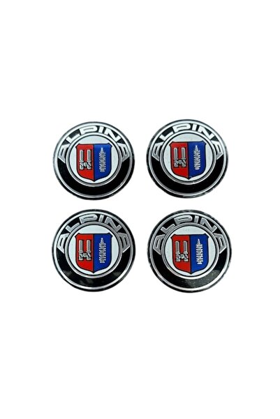 MAF Set 4 embleme stickere BMW Alpina din tabla (aluminiu) autoadezive, Maf, ...