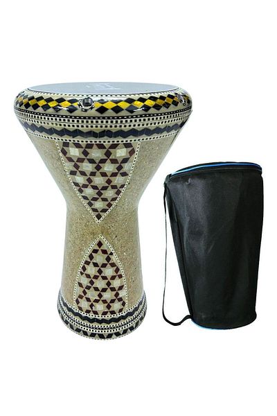 KARAZ MUSIC Distinctive Egyptian shell drum with bag