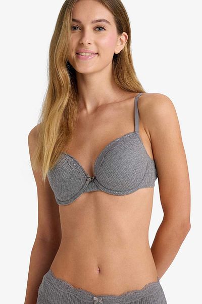 DeFacto Lace Detailed Covered Padless Underwire T-Shirt Bra-Fall in Love F6142Ax25Wn