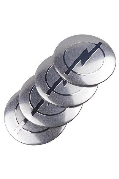 BLACK Autocolant Opel gri autoadeziv aluminiu 56mm pentru jante din aliaj