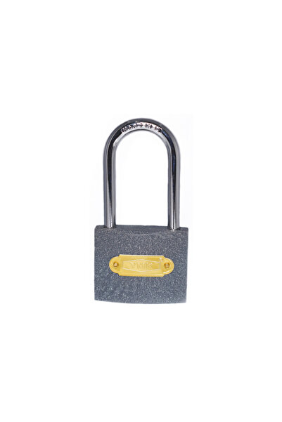Yuma Eco Gray Cast Long Hook Padlock 32mm