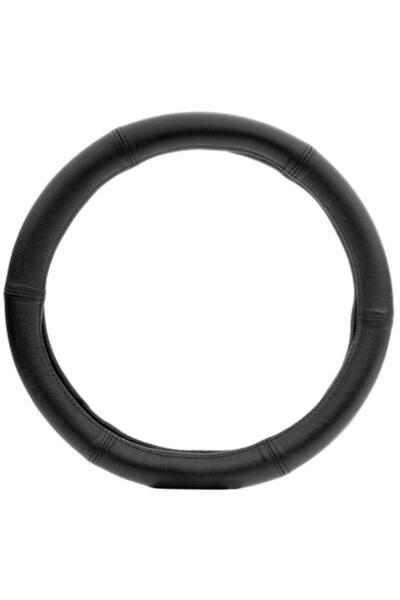 CarPassion Husă volan auto din piele naturală, diametru 49-51 cm, negru (mode...