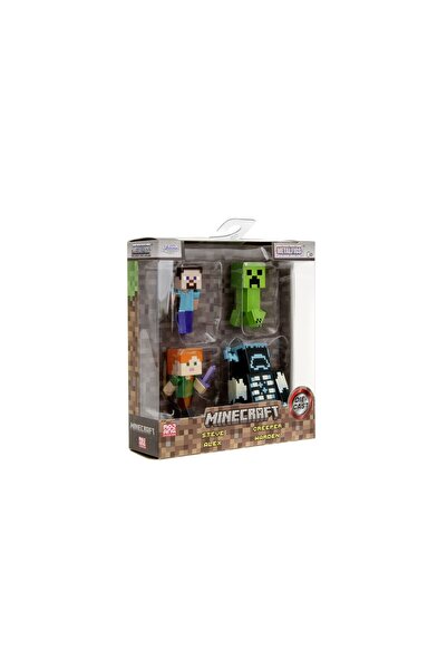 Evelise JADA MINECRAFT SET 4 FIGURINE METALICE 6.5CM