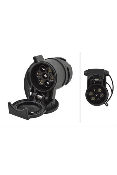Hella Car socket adapter 8JA 008 969-001, 16A, 12V, IP54 protection, length 57 mm