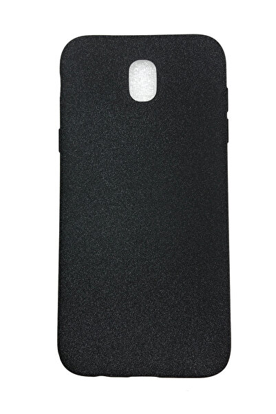 OEM Carcasă compatibilă cu Samsung J530 / J5-2017, silicon, textură nisip, negru