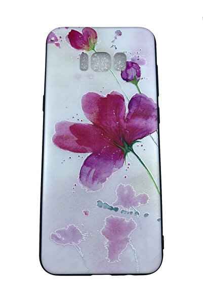 OEM Carcasă compatibilă cu Samsung Galaxy S8 Plus, silicon în relief, floare