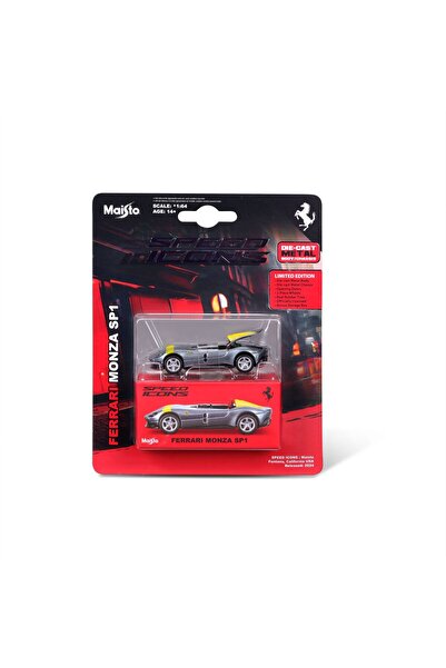 Maisto Masinuta Metalica Speed Icons Ferrari Monza Sp1 Argintiu Scara 1 La 64