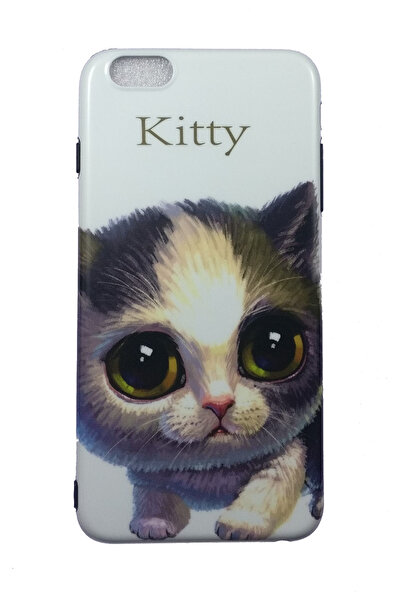 OEM Carcasă compatibilă cu iPhone 6 Plus, silicon cu animale drăguțe și pisic...