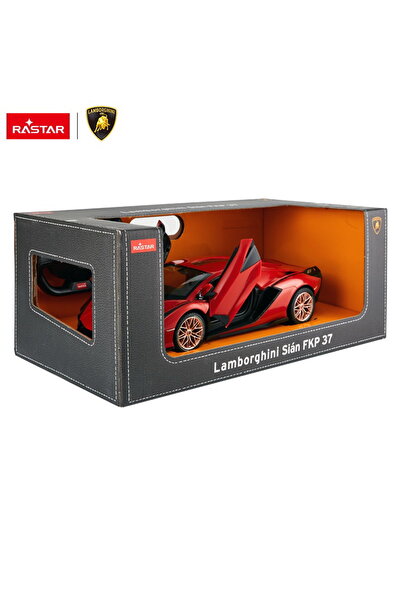 Rastar Červené auto na dálkové ovládání Lamborghini Sian v měřítku 1:14