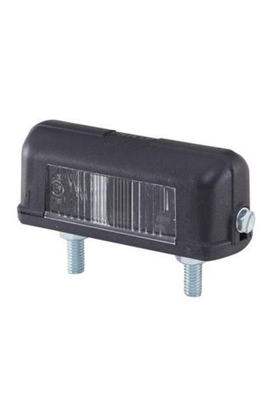 Hella License plate light 2KA 357 014-001, dimensions 81 x 32 mm, C5W bulb, voltage