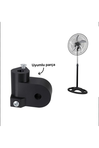 SÜPÜRGE ATÖLYESİ Kumtel KTF-340 Sanayi Tipi Vantilatör Güçlendirilmiş Boyun M...