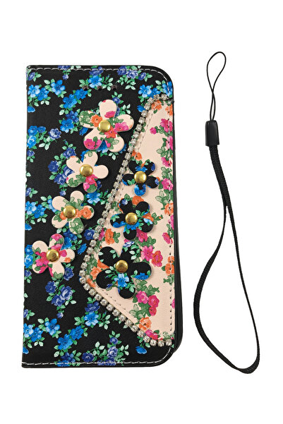 OEM Θήκη συμβατή με iPhone 7, τύπου βινυλίου, με σχέδιο λουλούδια και βότσαλα...