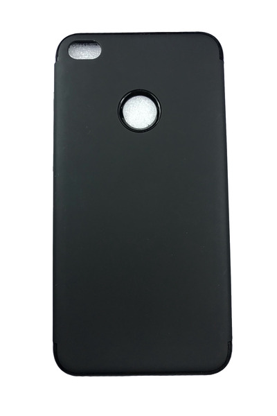 OEM Husă compatibilă cu Huawei P8 Lite 2017, silicon cu policarbonat fin, neagră