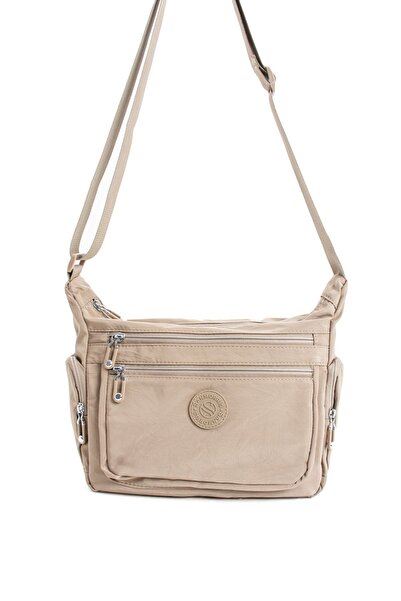 H&D COLLECTİON 7 Compartment Multi-Useful Long Strap Lined Crossbody and Shoulder Bag 4005