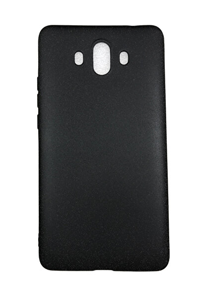 OEM Θήκη συμβατή με Huawei Mate 10, Θήκη από σιλικόνη, Υφή άμμου, Μαύρο