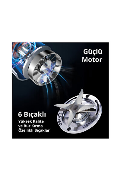 Genel Markalar KSB-2251 Smoothie Blender Kırmızı 1500w